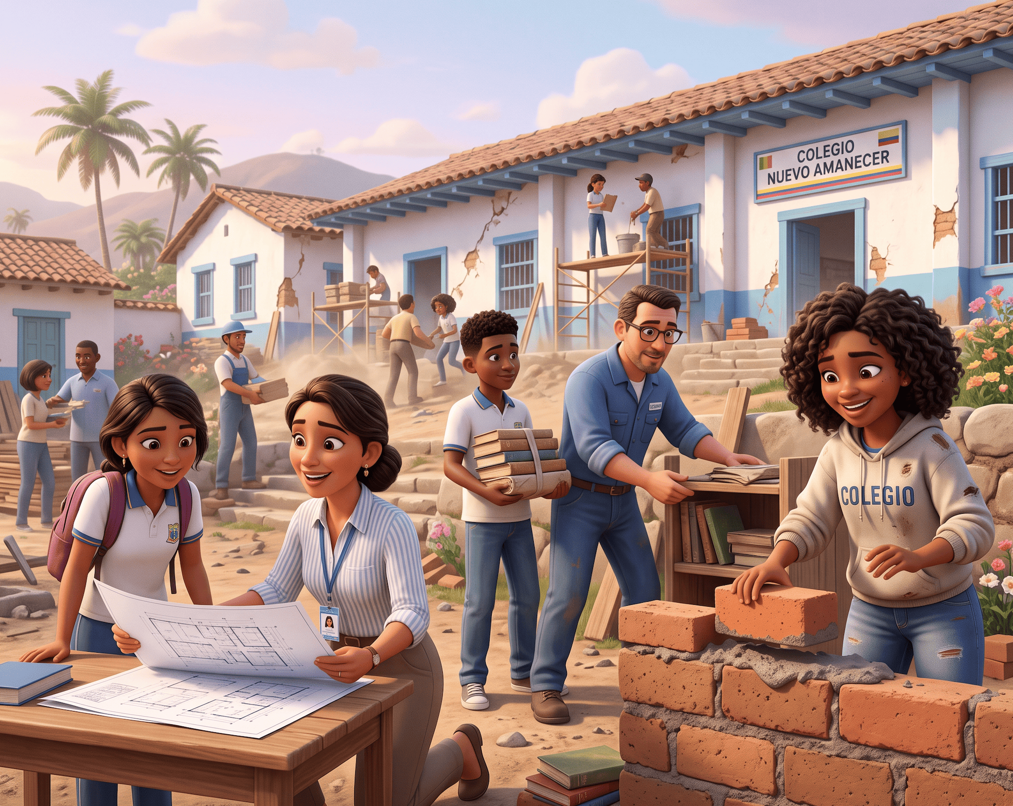 Las escuelas de Colombia necesitan nuestra ayuda